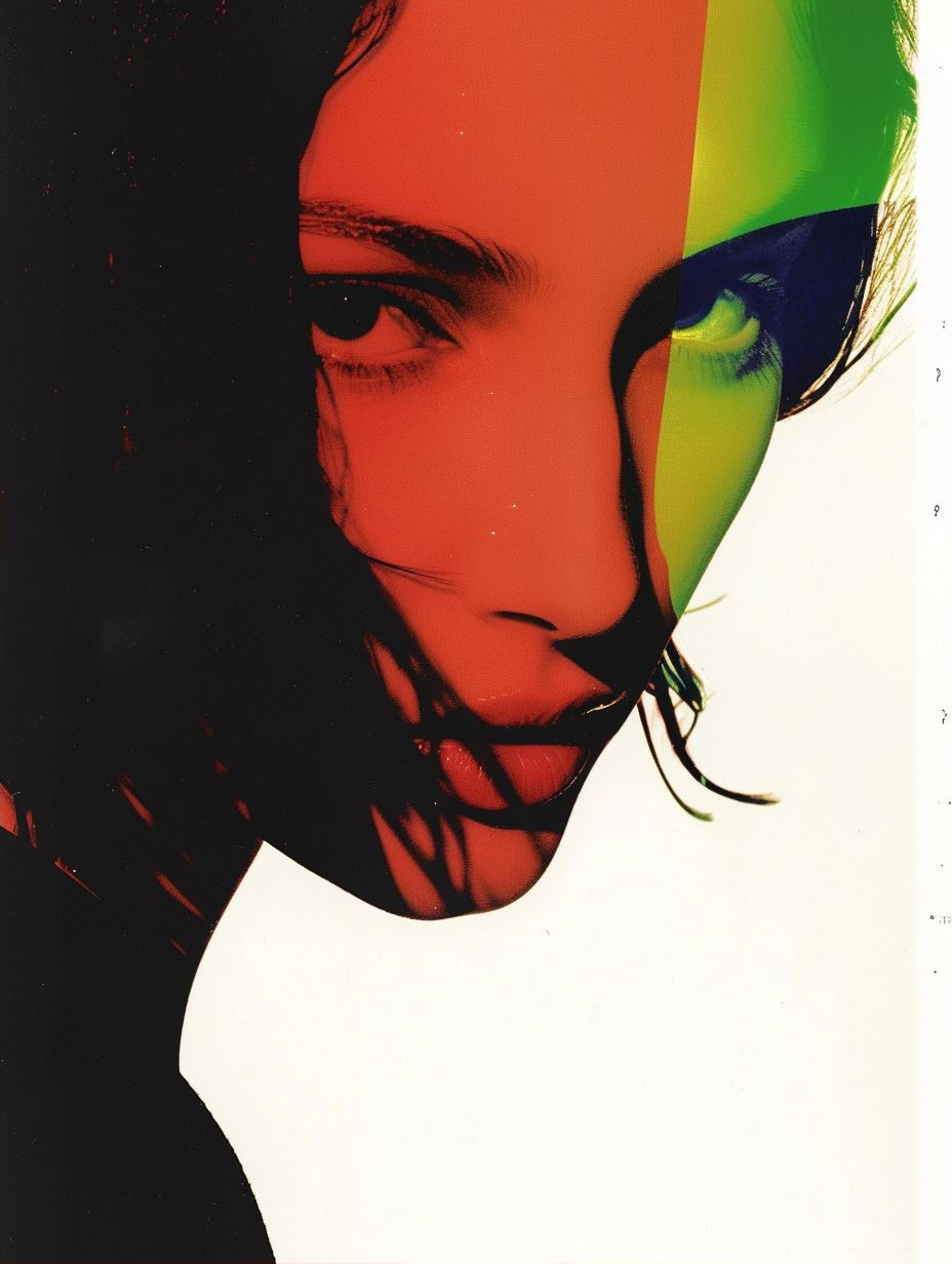 Chromatic Split Portrait