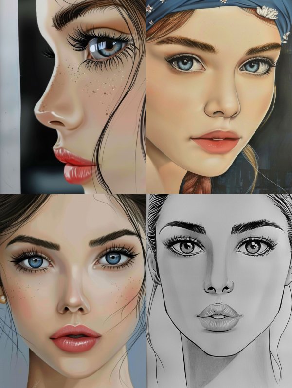 Hyper Realistic Digital Portrait Study