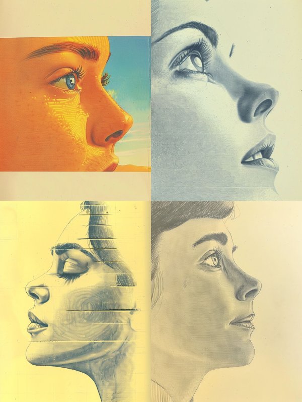 Sun Drenched Retro Portrait