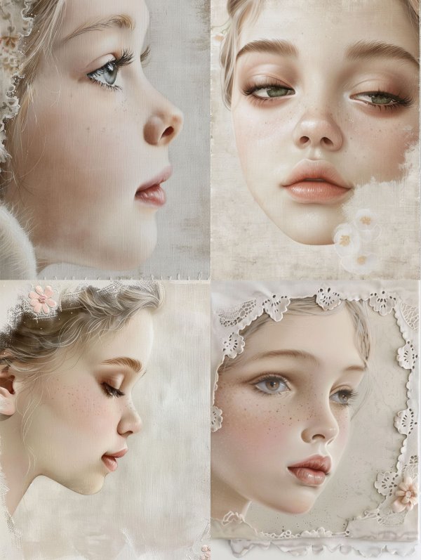 Ethereal Canvas Gaze