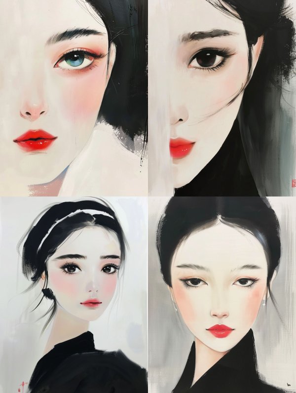 Ethereal Digital Portrait Study