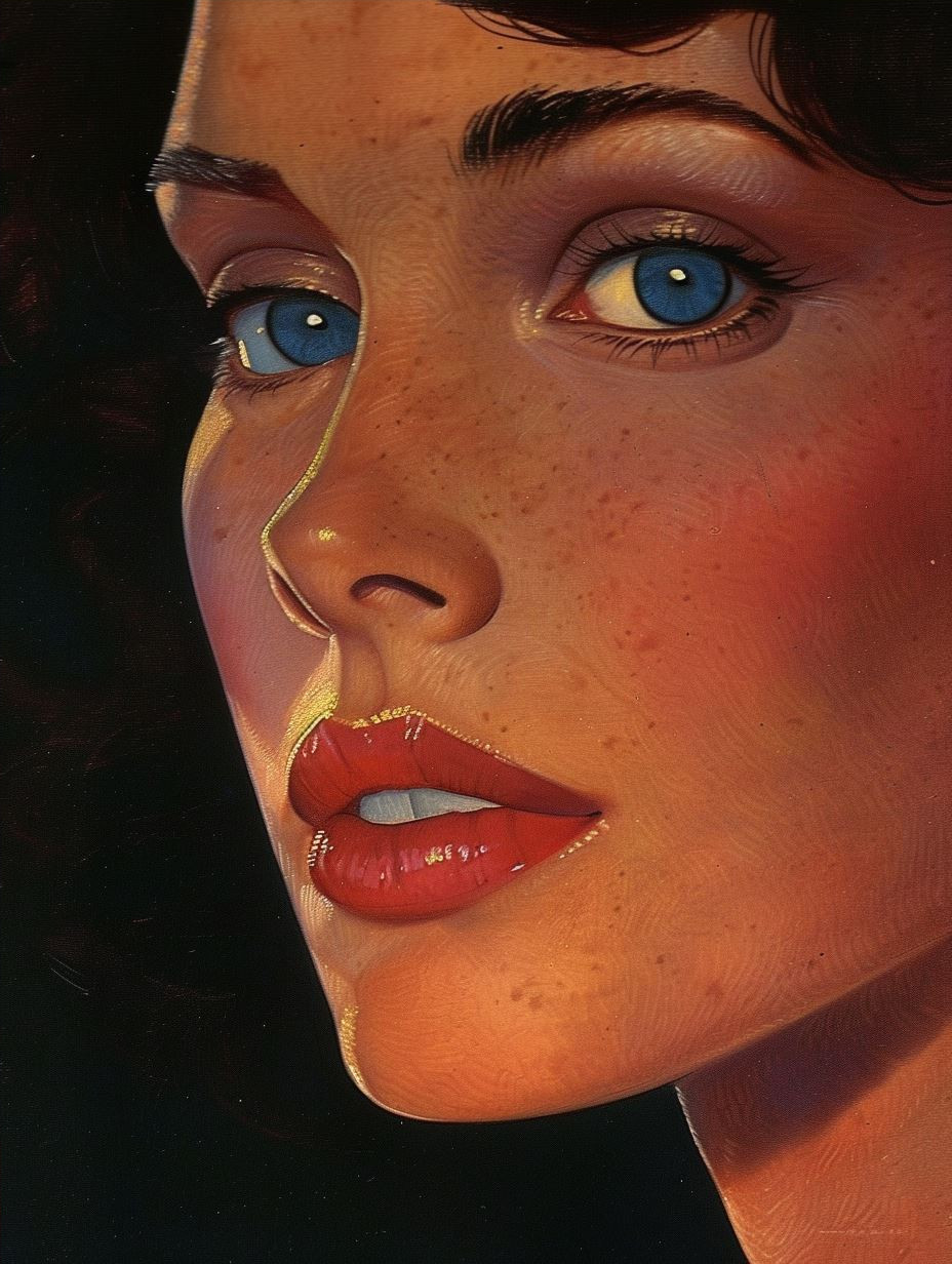 Classic Cinematic Oil Portrait