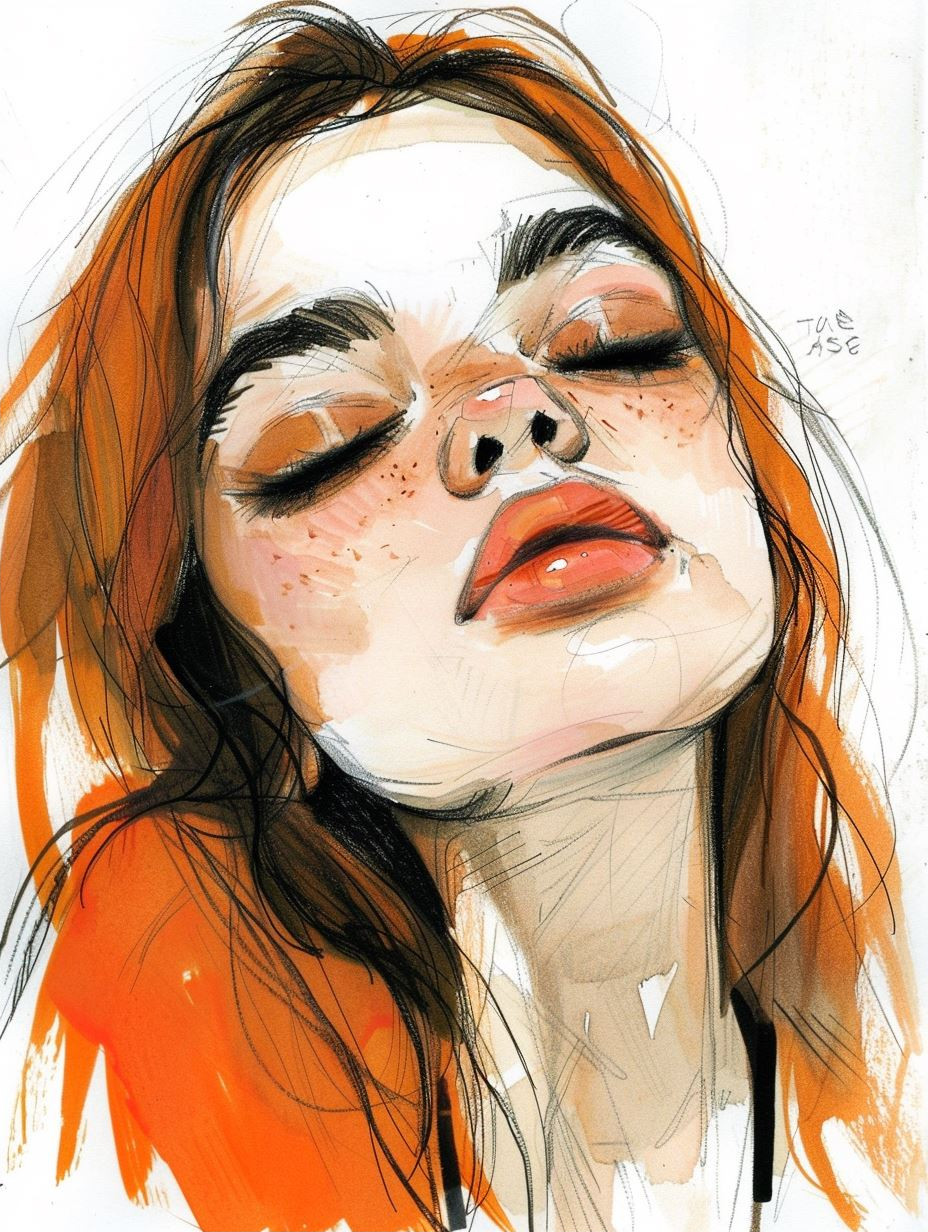 Urban Autumn Digital Portrait