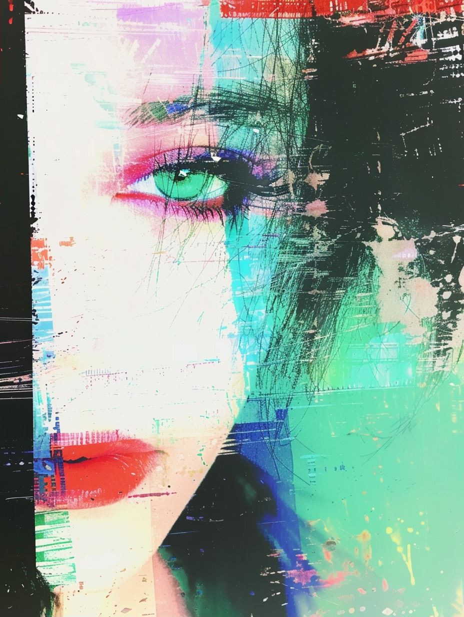 Chromatic Glitch Portrait - Image 2
