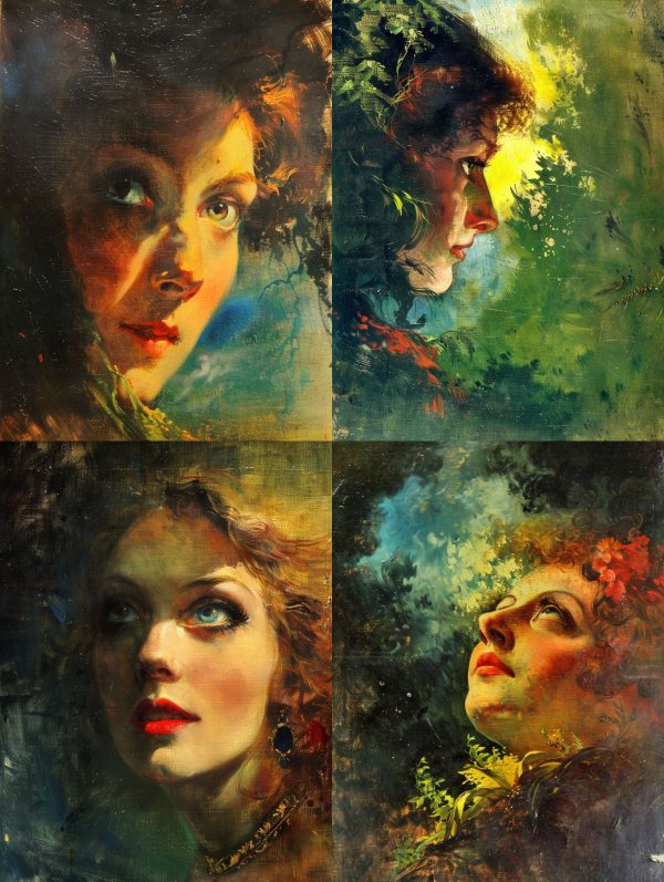 Amber Glow Portrait