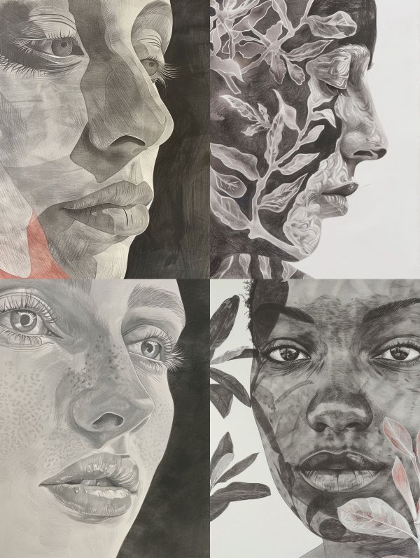 Fragmented Soul Portrait