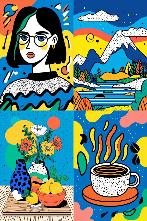 Vibrant Pop Portrait
