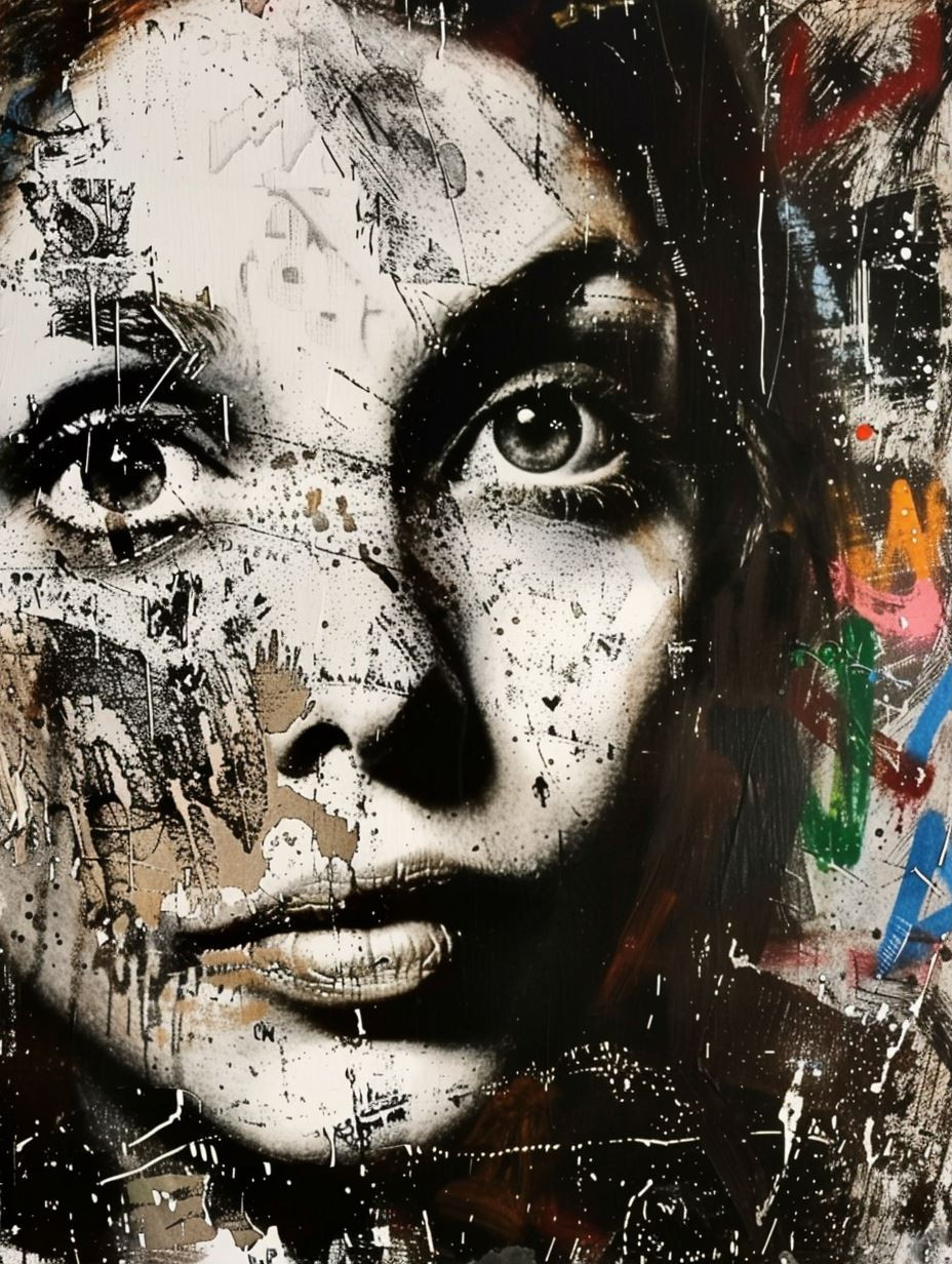 Fragmented Soul Urban Portrait