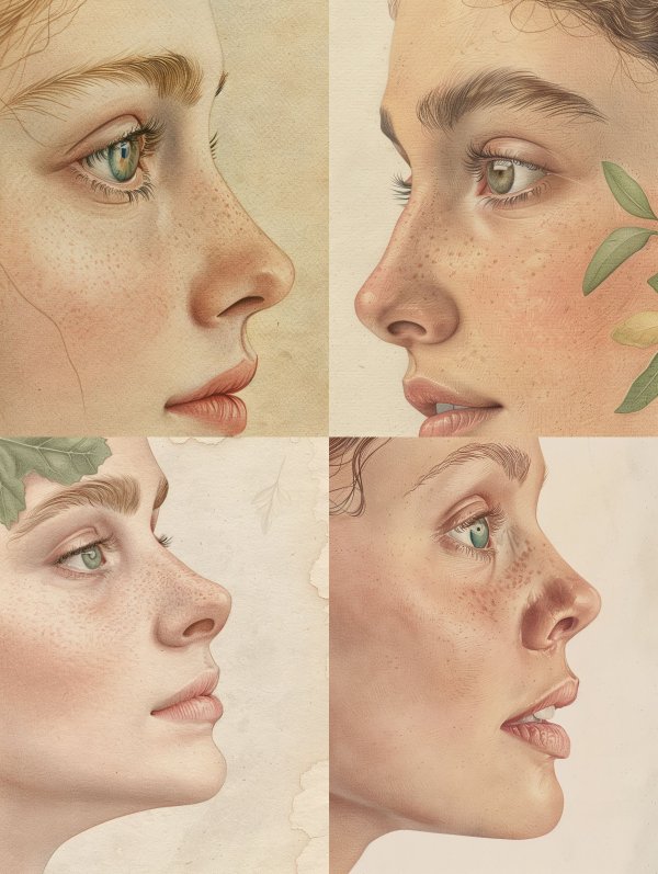 Ethereal Watercolor Portrait Studies