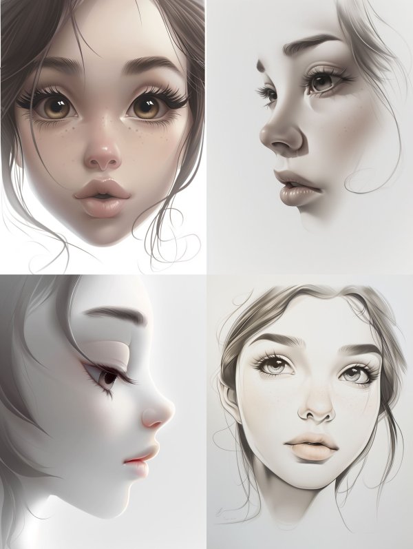 Ethereal Digital Portrait Glow