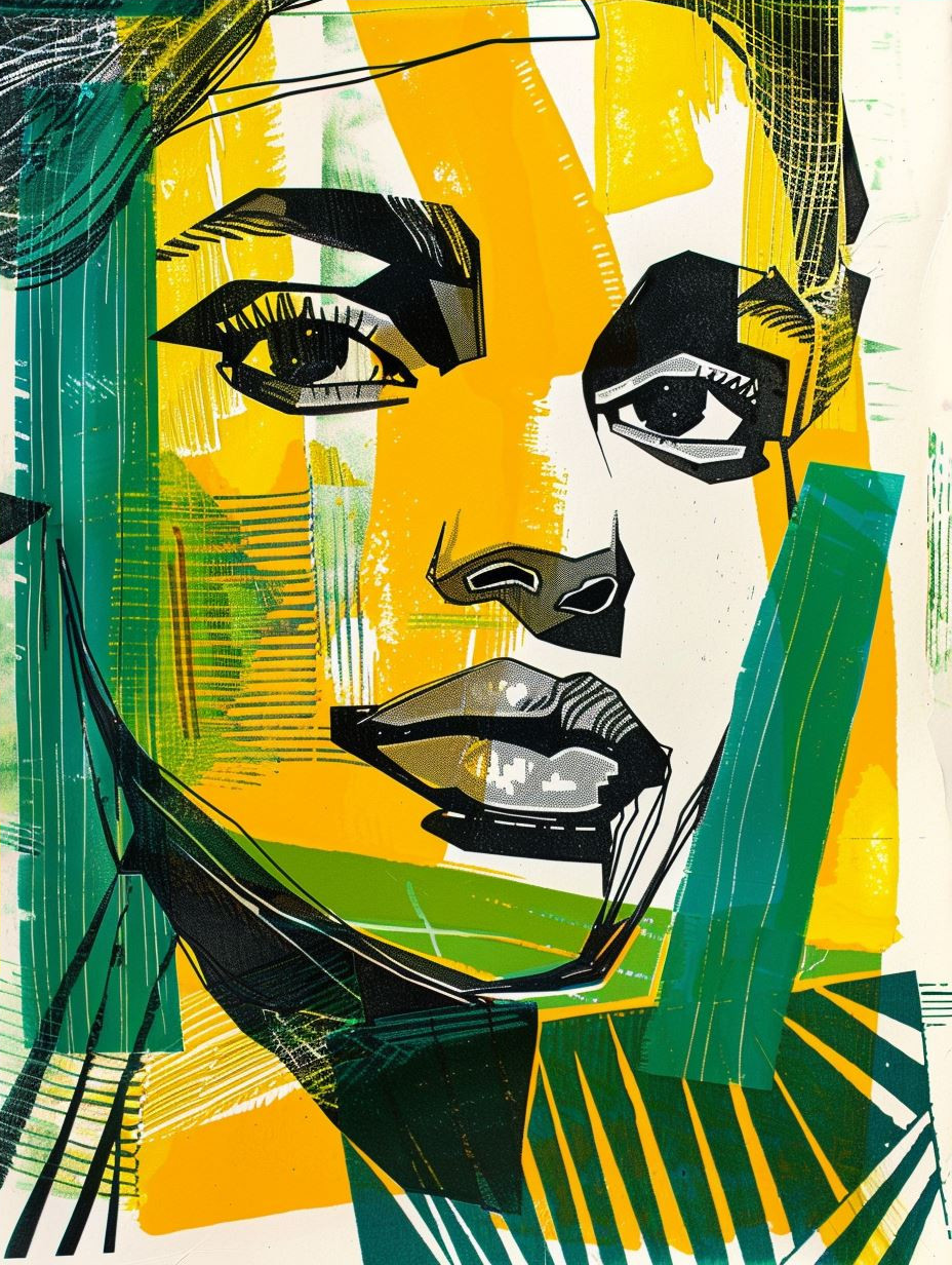 Neon Pop Art Portrait