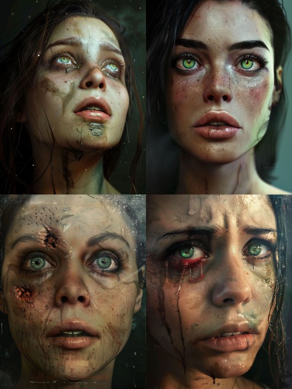 Haunting Cinematic Horror Portraits
