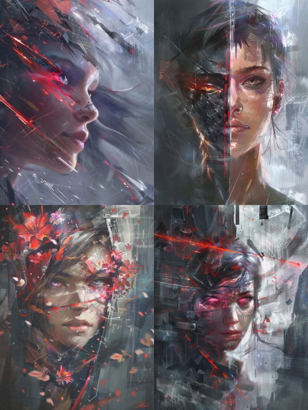 Crimson Glitch Ethereal