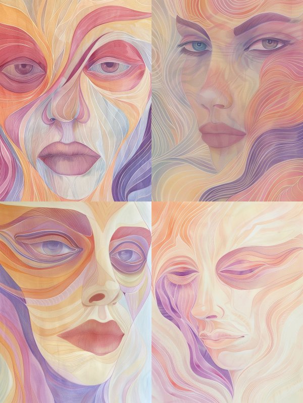 Ethereal Fluid Portrait