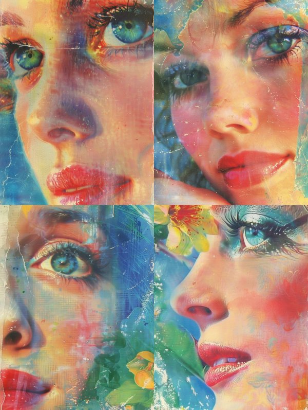 Ethereal Prism Portrait Study