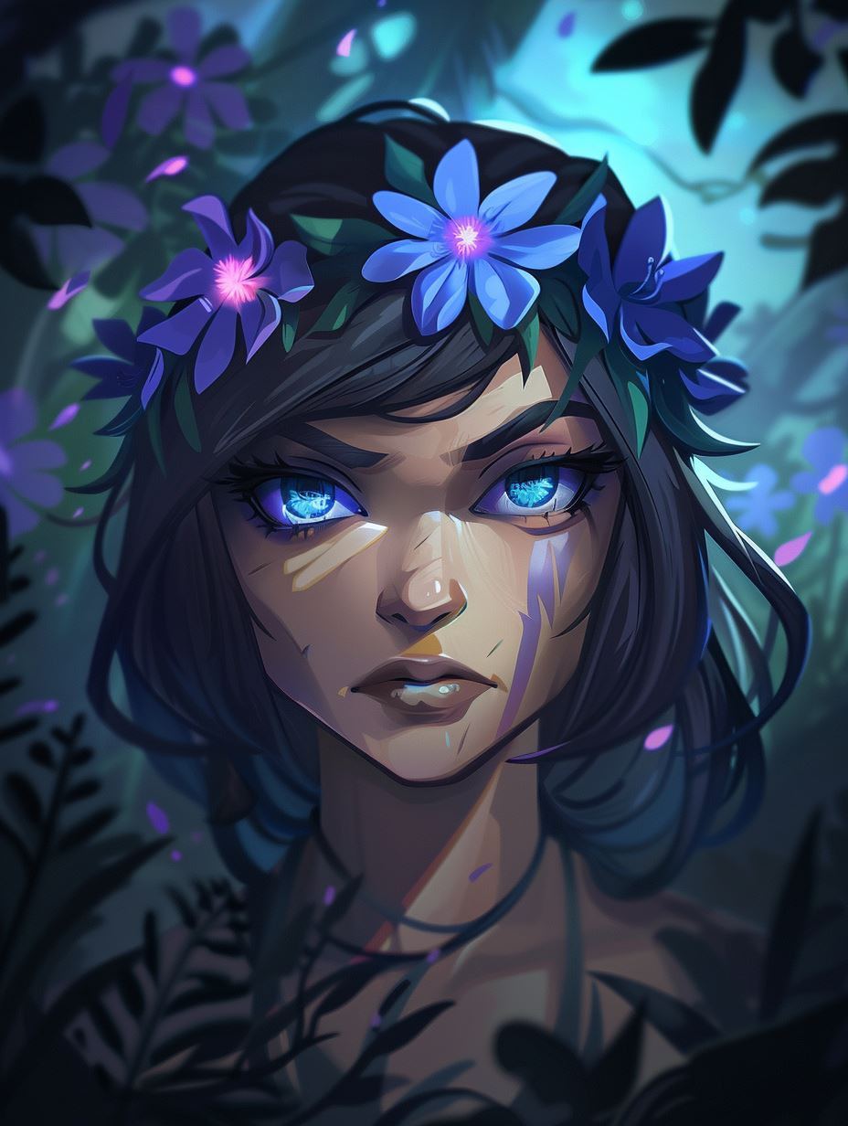Mystic Twilight Forest Portrait
