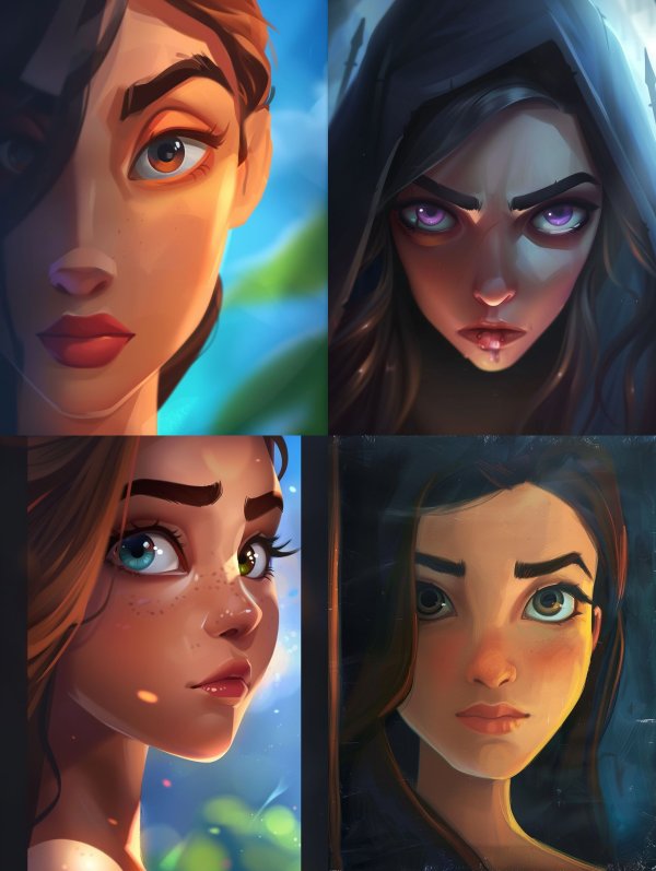 Golden Hour Digital Portrait
