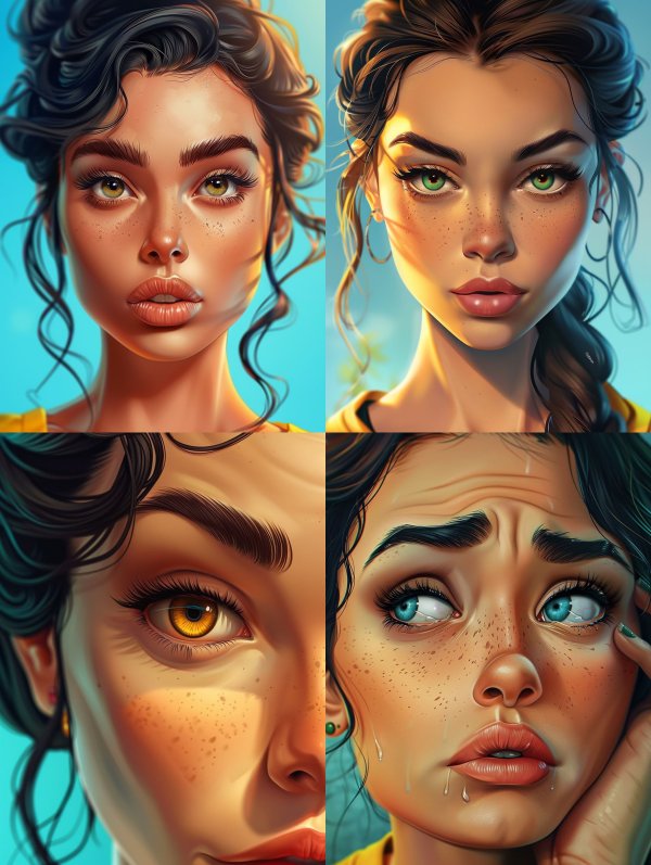 Luminous Golden Hour Portrait