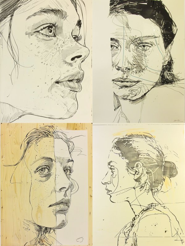 Ink Sketch Portrait