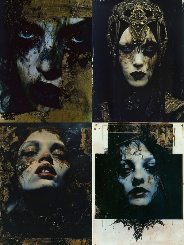 Dark Gothic Ethereal Portraits