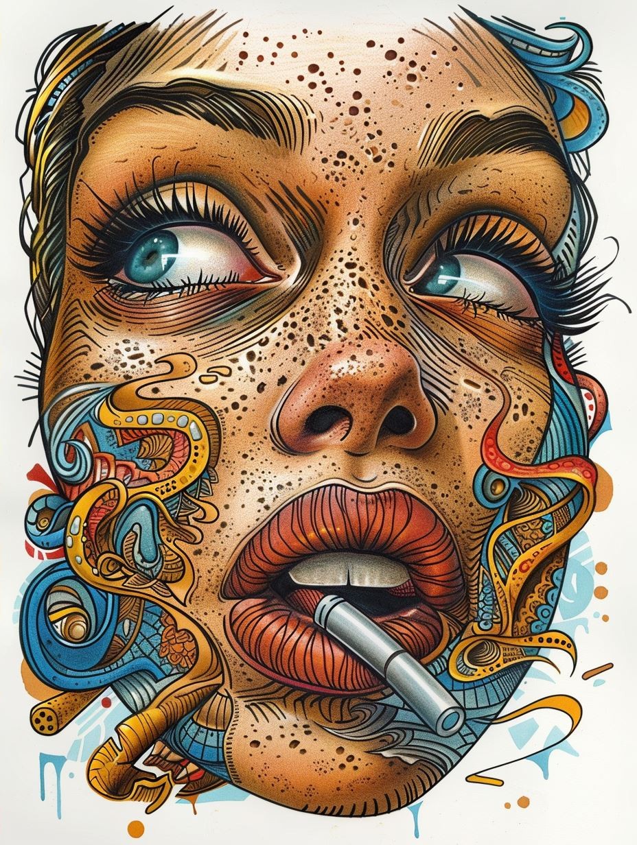 Psychedelic Dream Portrait 2