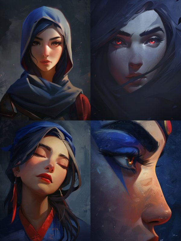 Mystic Hooded Shadow Wanderer