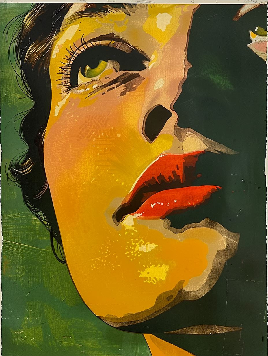 Vintage Pulp Portrait