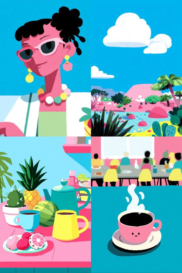 Vibrant Pop Portrait
