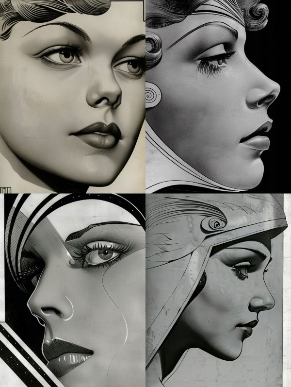 Noir Elegance Portrait