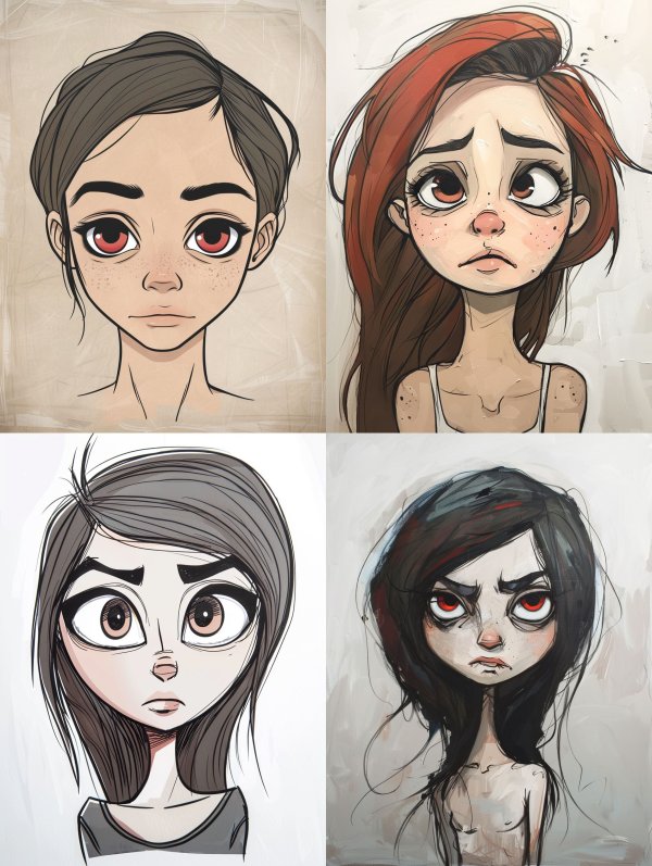 Crimson Gaze Illustration