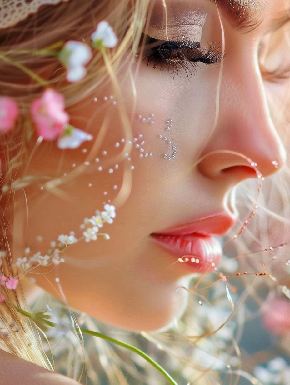 Ethereal Floral Dream Portrait