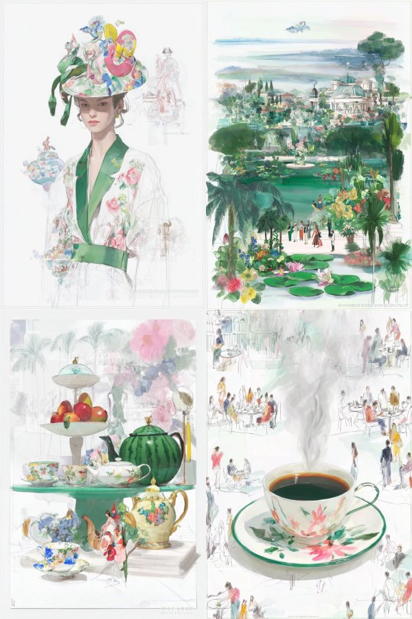 Whimsical Floral Couture
