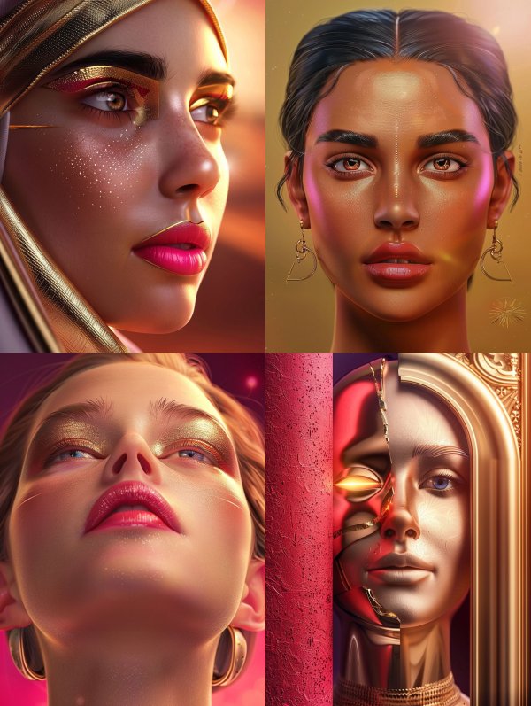 Golden Ethereal Radiance