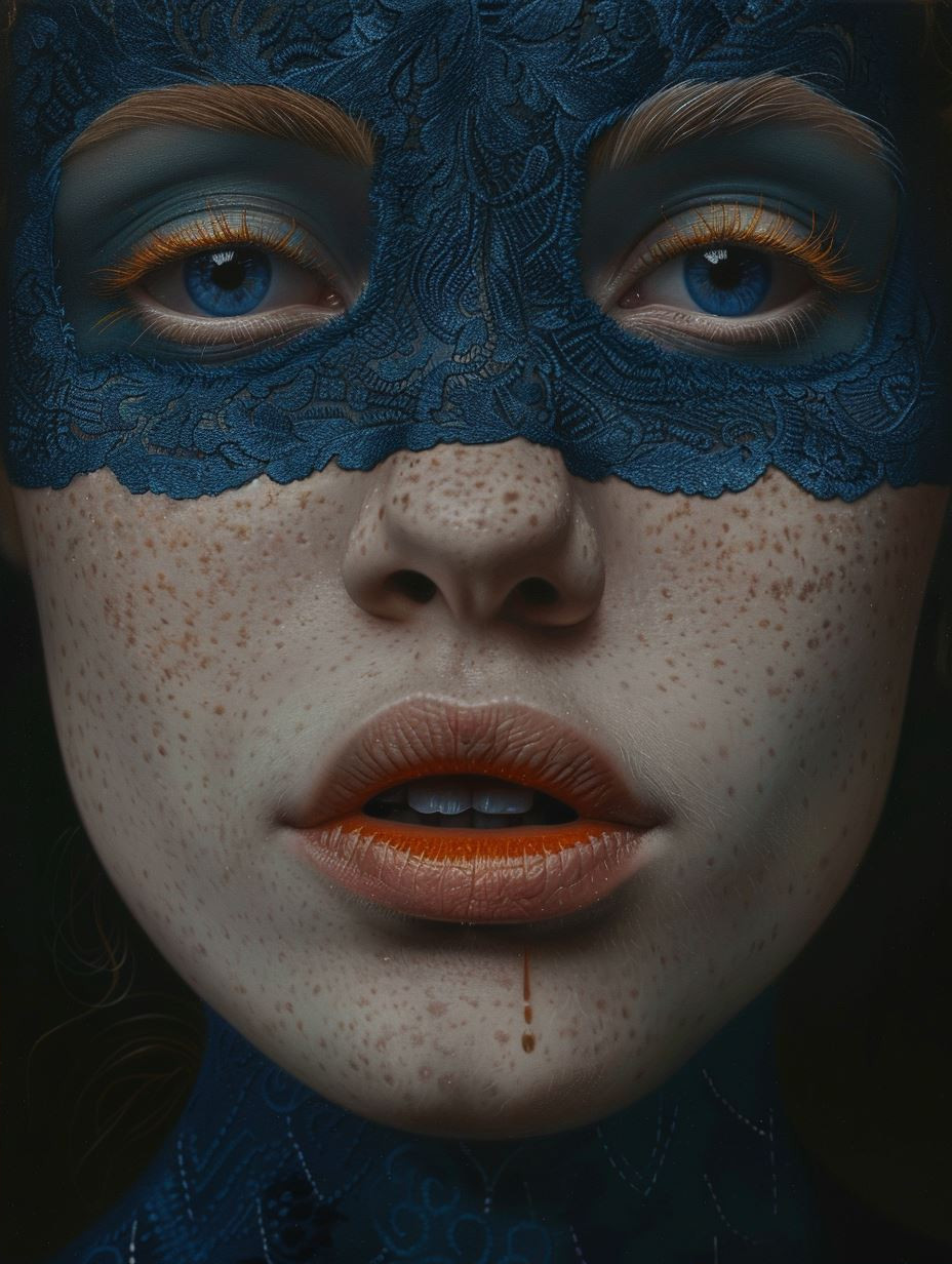 Surreal Fragmented Porcelain Beauty