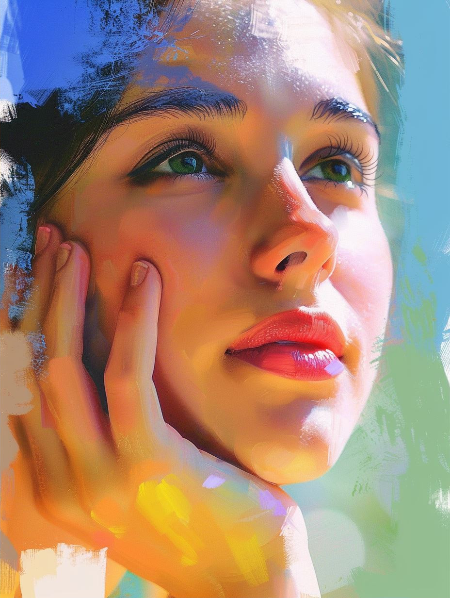 Prismatic Dream Portrait Study