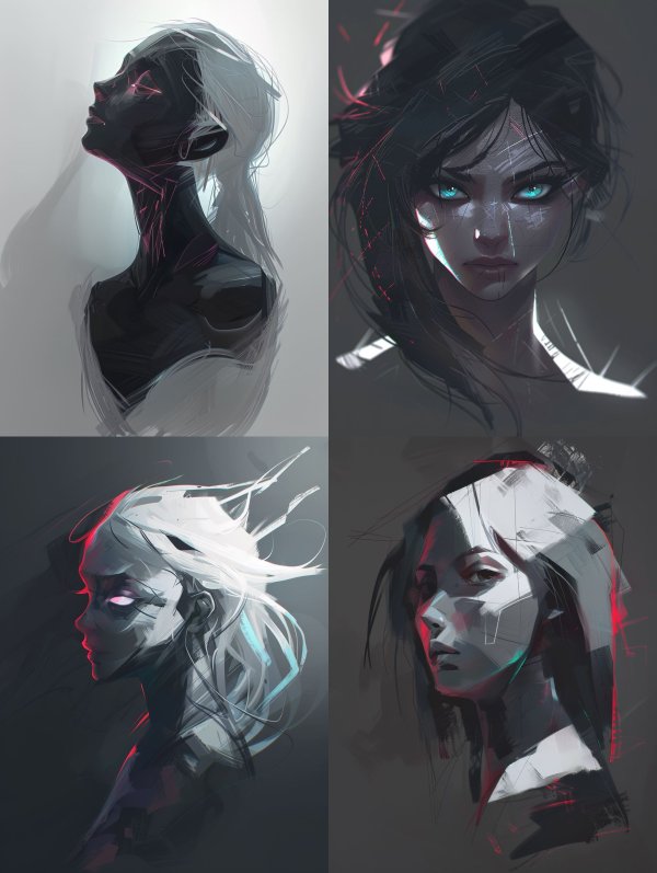 Neon Veins Cybernetic Soul