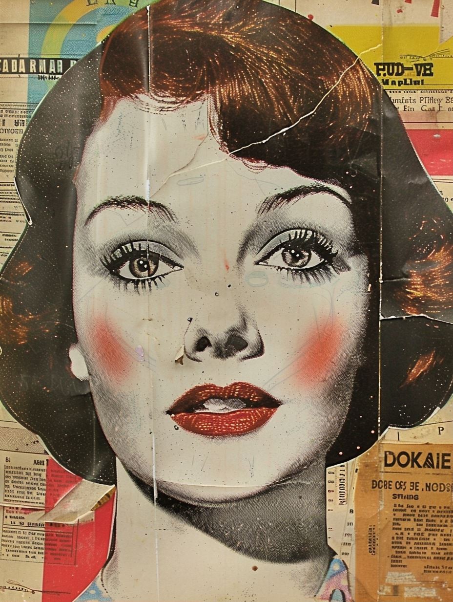 Vintage Collage Glamour