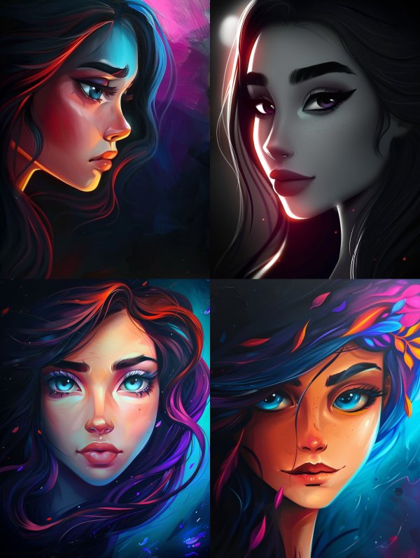 Neon Soul Portrait