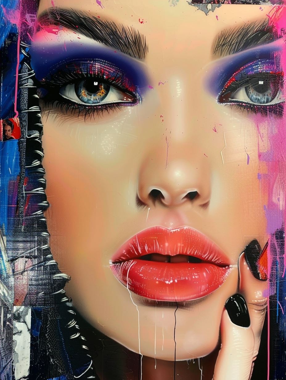 Neon Cyber Glamour - Image 4