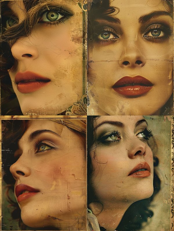 Vintage Gilded Muse