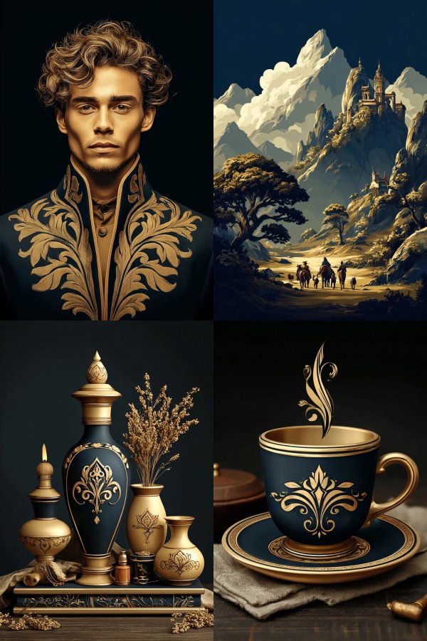 Golden Regal Elegance