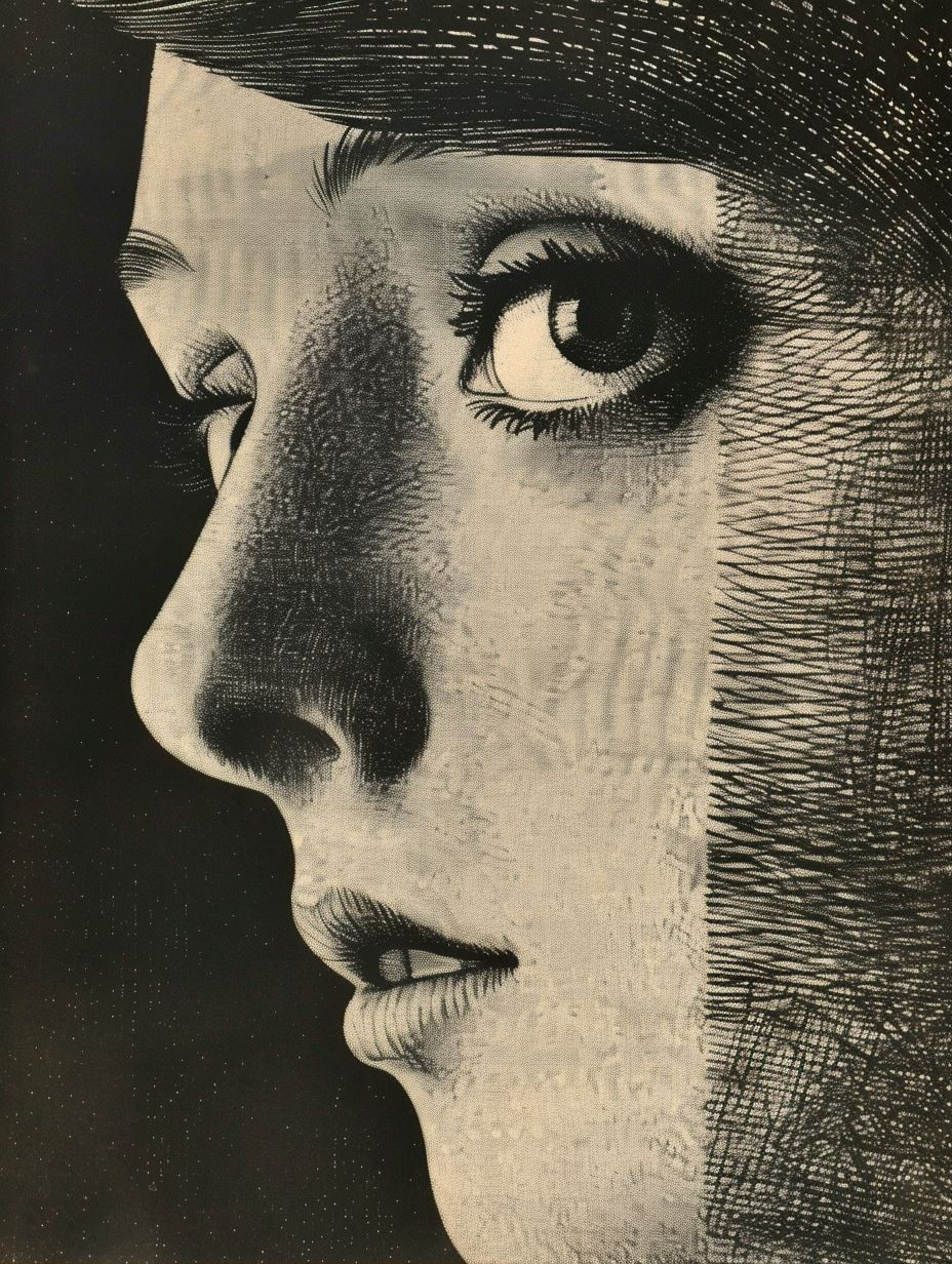 Etched Shadows of a Gaze