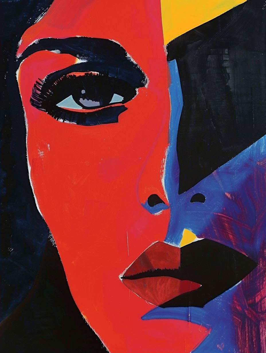 Fragmented Prism Portrait Study
