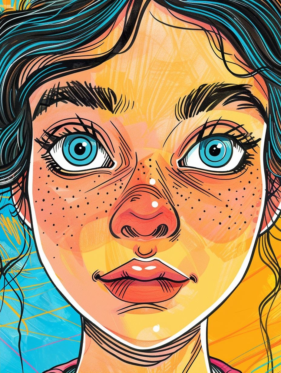Vivid Psychedelic Portrait - Image 2