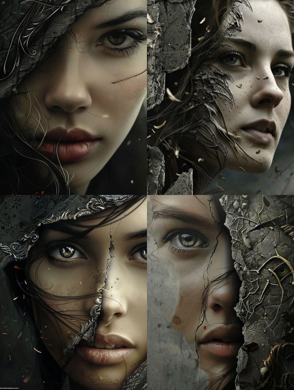 Ethereal Fragments of Stone Beauty