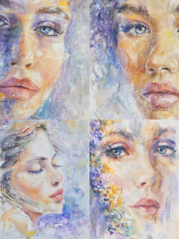Ethereal Pastel Portrait