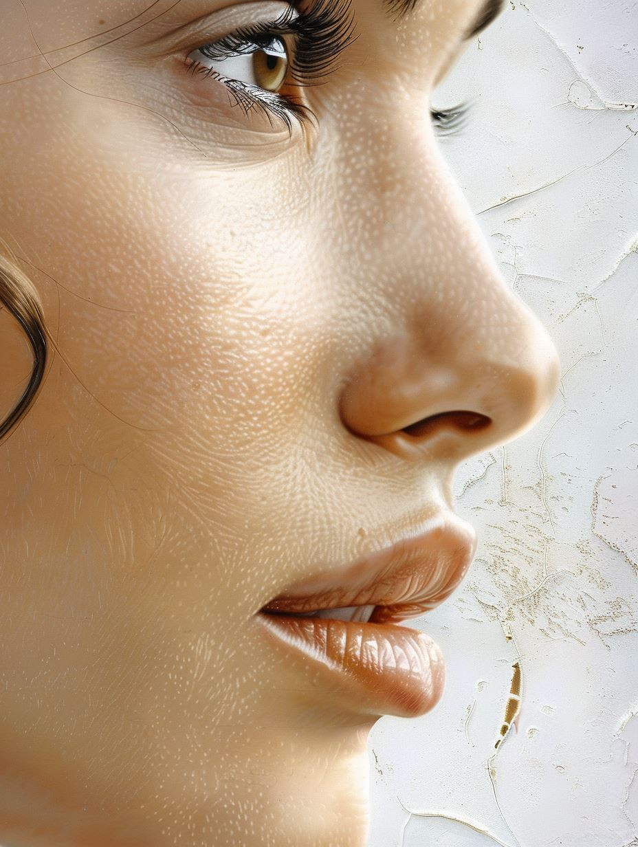 Hyper-Realistic Porcelain Humanoid Study