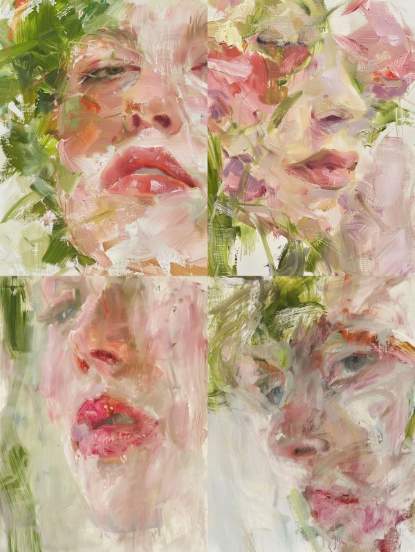 Ethereal Floral Portrait Study