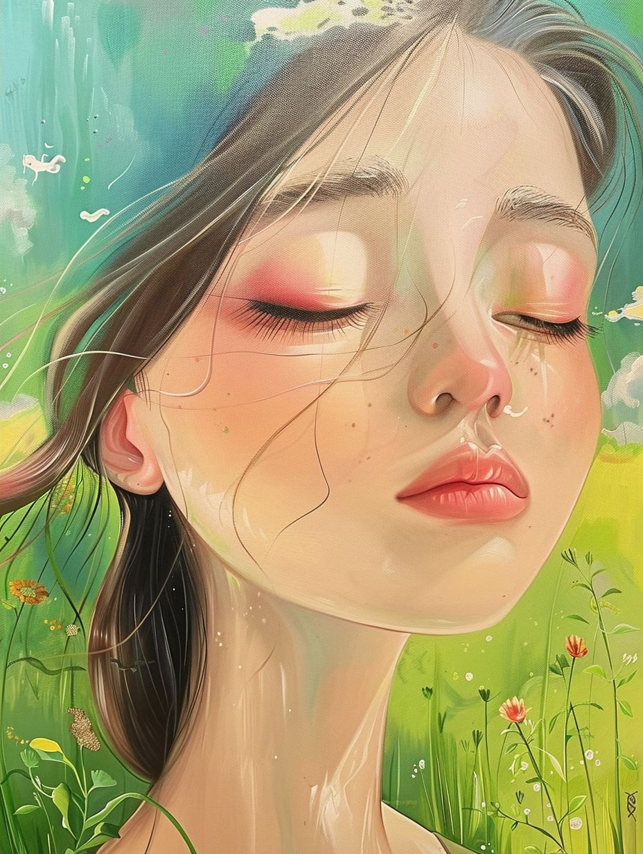 Floral Dream Ethereal Portrait