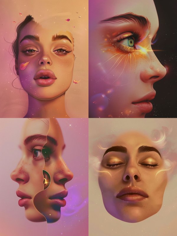 Ethereal Petal Glow